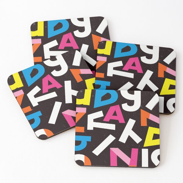 Item preview, Vibrant Abstract Alphabet Pop designed and sold by zzz888.