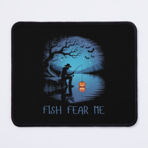 Item preview, Fish Fear Me Fishing Halloween Fish Fisherman designed and sold by Margerita23.