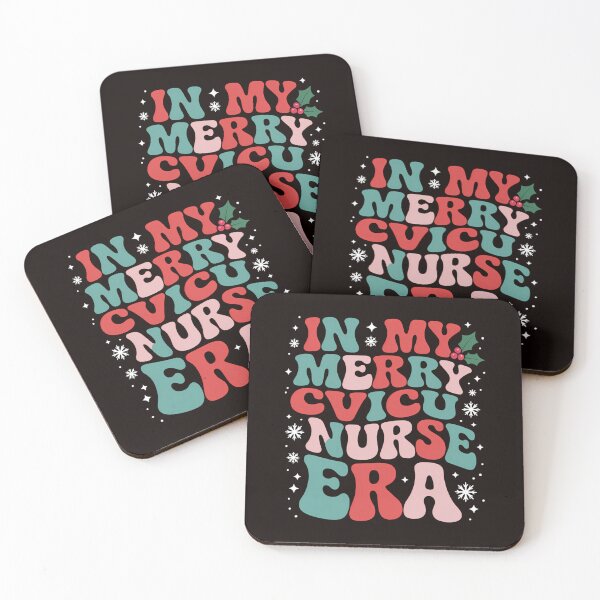 Item preview, In My Merry CVICU Nurse Era Christmas Retro Cardiovascular designed and sold by August4Laughs25.