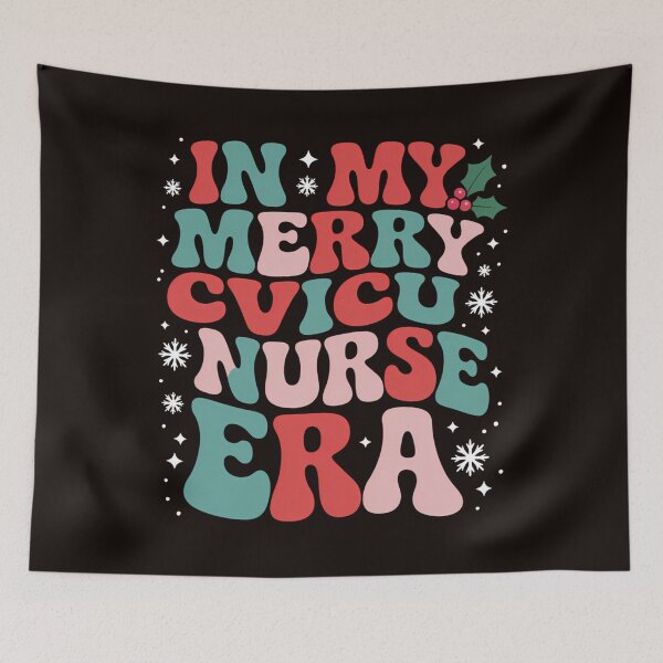 Item preview, In My Merry CVICU Nurse Era Christmas Retro Cardiovascular designed and sold by August4Laughs25.