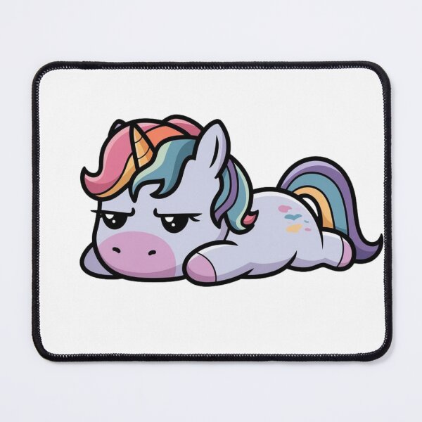 Item preview, Grumpy Cute Unicorn designed and sold by PatiMood.
