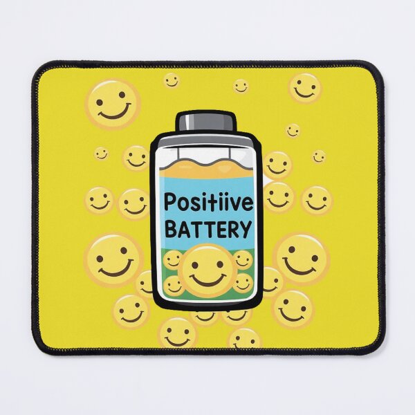 Item preview, Positive Battery | Cartoon Energy Design for Good Vibes designed and sold by Brightstudio00.