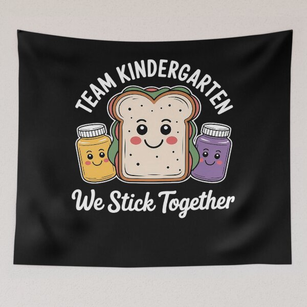 Item preview, TEAM KINDERGARTEN We Stick Together School Teacher Student designed and sold by papertaless.