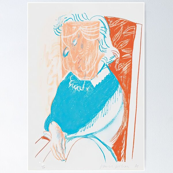 Item preview, Portrait Of Mother Ii  By David Hockney designed and sold by Postarpindesign.
