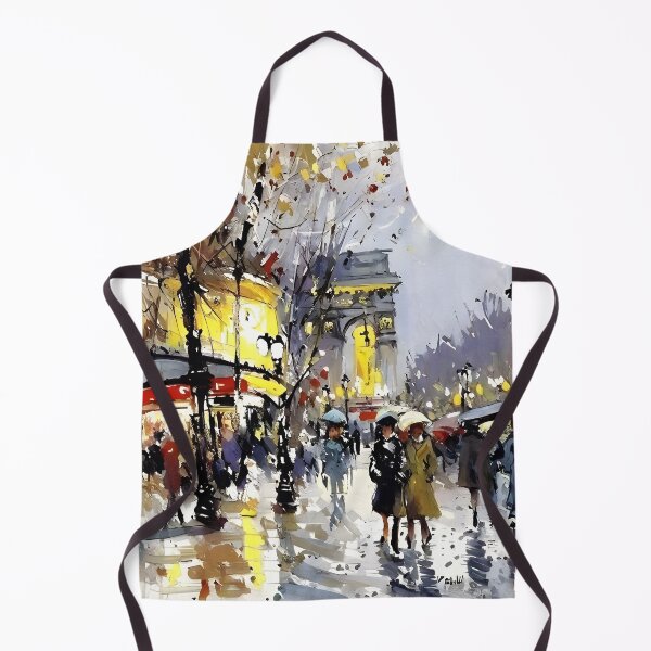 Item preview, Boulevard Haussmann in Paris, a Belle Époque Street Scene (1) designed and sold by artdesignsnow.
