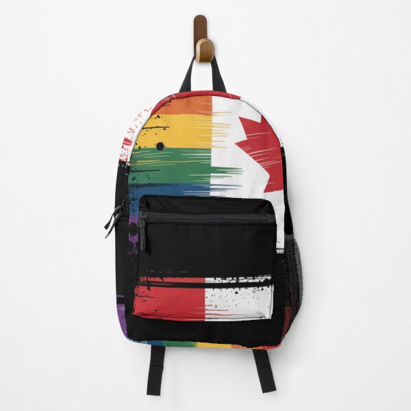 Item preview, Lgbtq Rainbow Flag Of Canada designed and sold by SlogariArt.