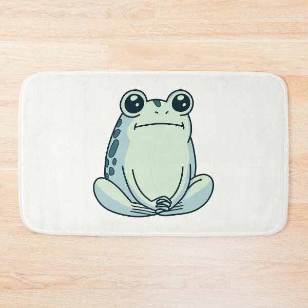 Item preview, Unbothered Frog – Kawaii Zen Animal Illustration for Chill Vibes designed and sold by Doodle Moon Studios.