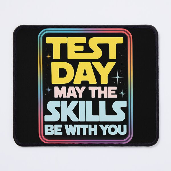 Item preview, Testing Day Test Day May The Skills Be With You Teacher designed and sold by papertaless.