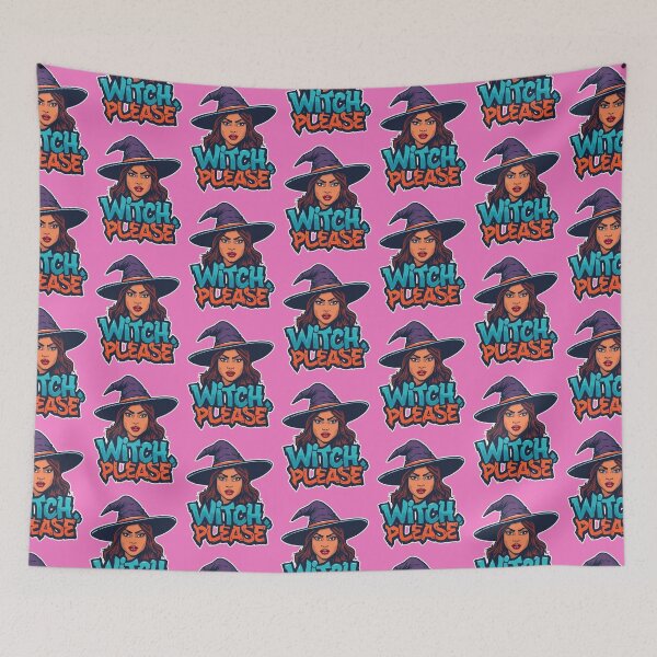 Item preview, Witch Please Cute Witch Halloween Witch Hat Spooky Season designed and sold by UrbanStitchCreations.