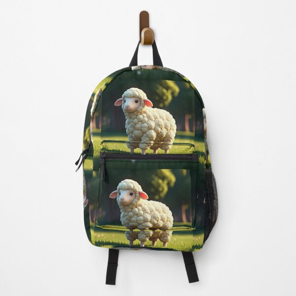 Item preview, Cauliflower Lamb – Whimsical Veggie Art designed and sold by PawPrintedArt.