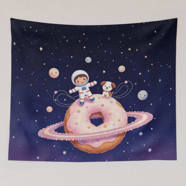 Item preview, Little Astronaut and Puppy  designed and sold by Whimsical Hug.