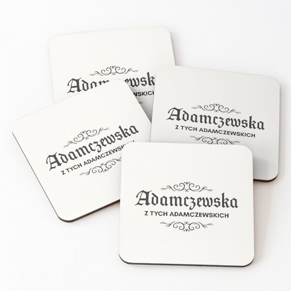 Item preview, Adamczewska z tych Adamczewskich | Quote from 1670 series | Funny Polish| Gag Gift designed and sold by Anniko Art Studio.