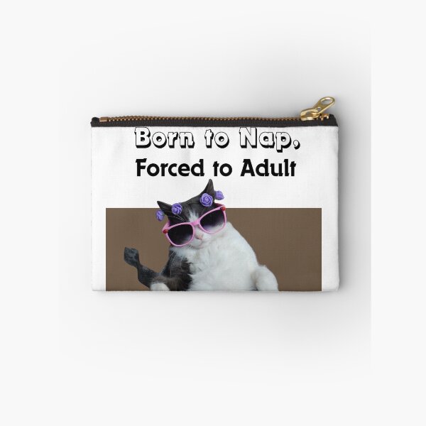 Item preview, Born to Nap Forced to Adult T-Shirt | Funny Cool Cat Swag Tee designed and sold by YasirHamidDesigns .