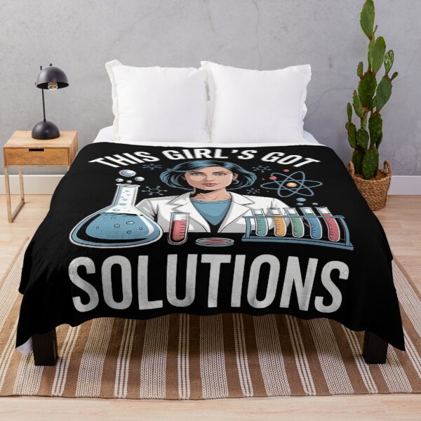 Item preview, This Girl's Got Solutions Chemistry Student Science designed and sold by papertaless.