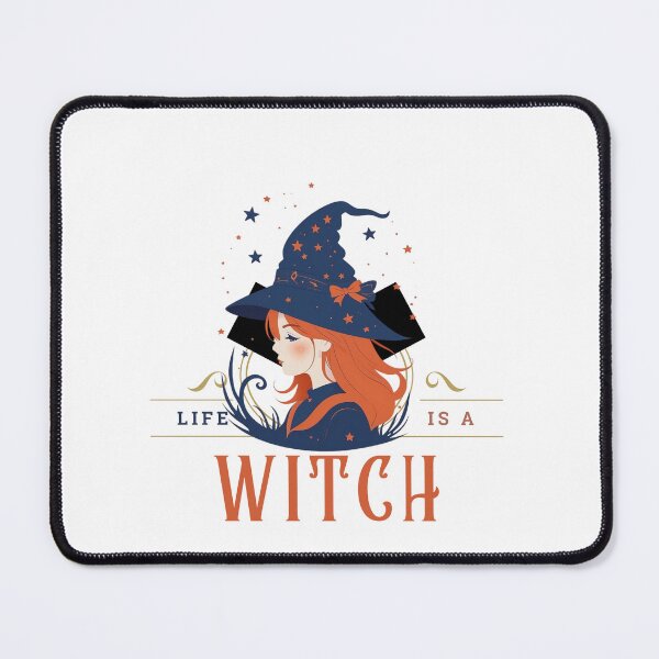 Item preview, Life is a Witch Cute Witch Halloween Witch Hat Spooky Season designed and sold by UrbanStitchCreations.