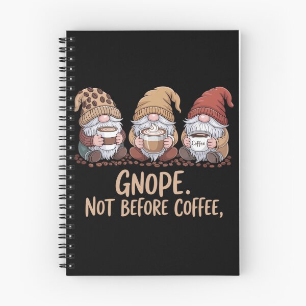 Item preview, Nope Not Before Coffee Gnomes designed and sold by SlogariArt.