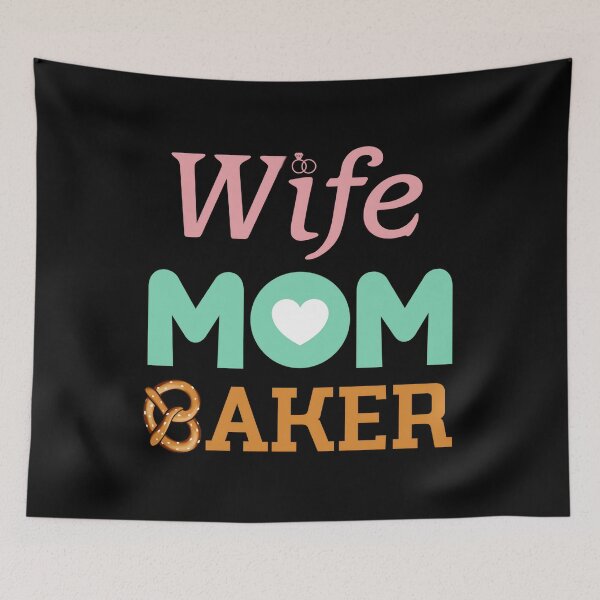 Item preview, Wife Mom Baker - amazing baking queen designed and sold by SidTastic .