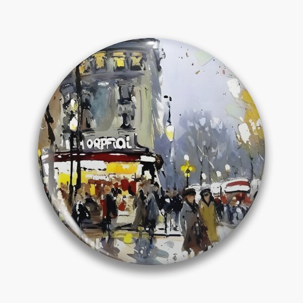 Item preview, Boulevard Haussmann in Paris, a Belle Époque Street Scene (3) designed and sold by artdesignsnow.