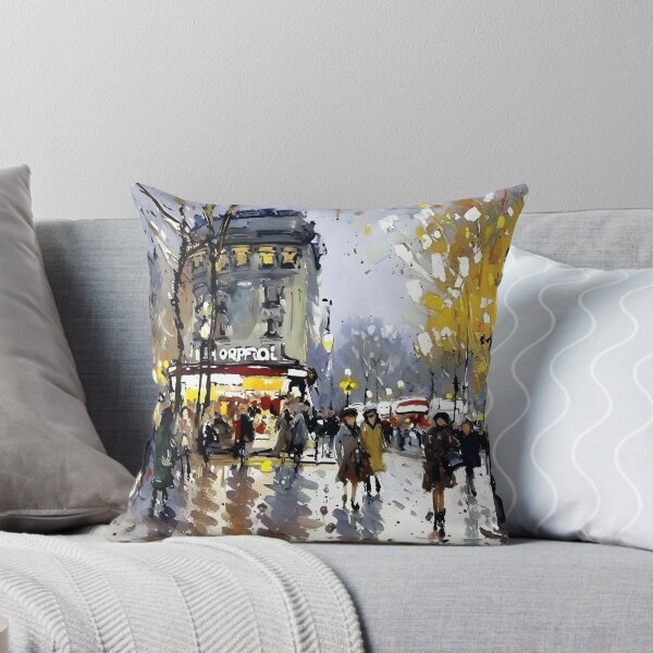 Item preview, Boulevard Haussmann in Paris, a Belle Époque Street Scene (3) designed and sold by artdesignsnow.
