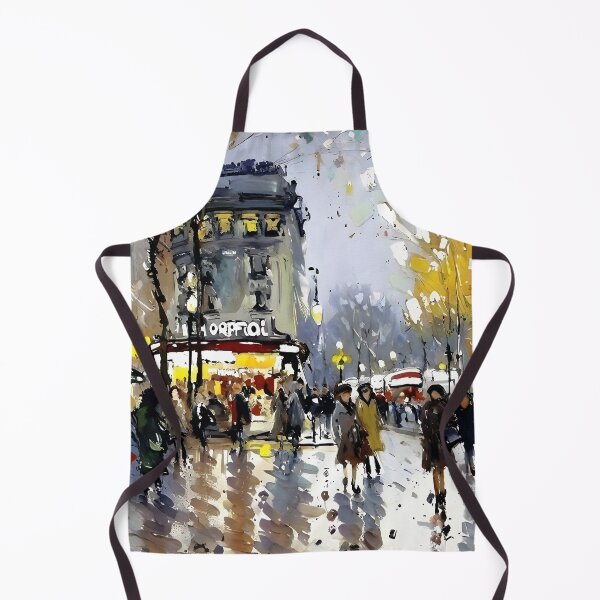 Item preview, Boulevard Haussmann in Paris, a Belle Époque Street Scene (3) designed and sold by artdesignsnow.