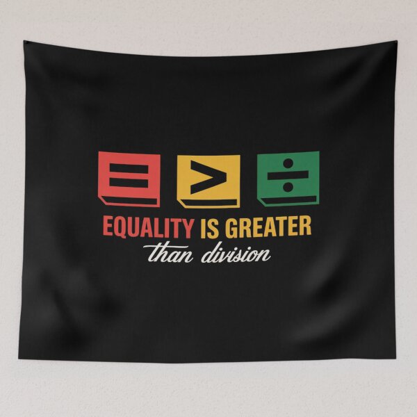Item preview, Juneteenth Equality Is Greater Than Division Math  designed and sold by SlogariArt.