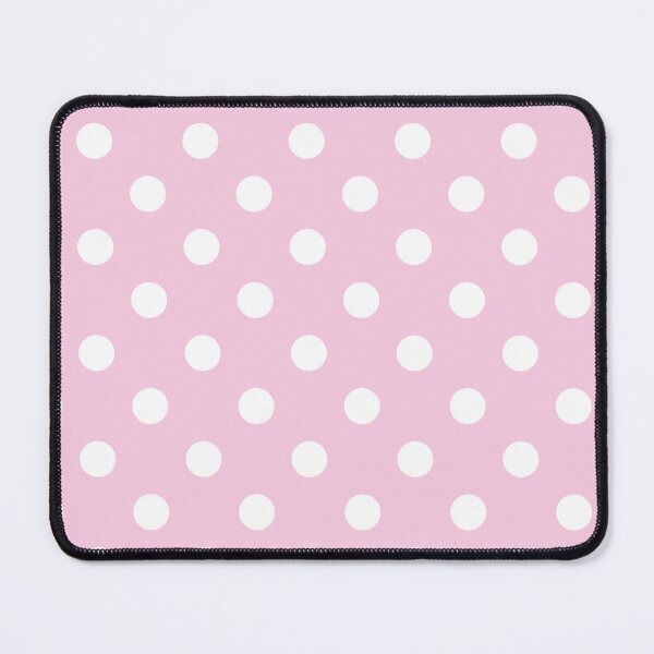 Item preview, Girly White Polka Dots On Pale Pink designed and sold by POLKAIWERX.