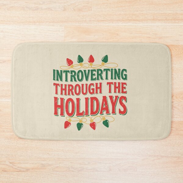 Item preview, Introverting Through The Holidays Funny Christmas Introvert designed and sold by VinsendDraconi.