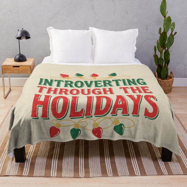 Item preview, Introverting Through The Holidays Funny Christmas Introvert designed and sold by VinsendDraconi.