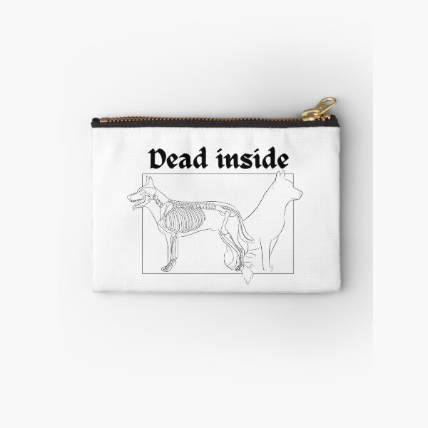Item preview, Australian Cattle Dog “Dead Inside” design designed and sold by Ingridream.