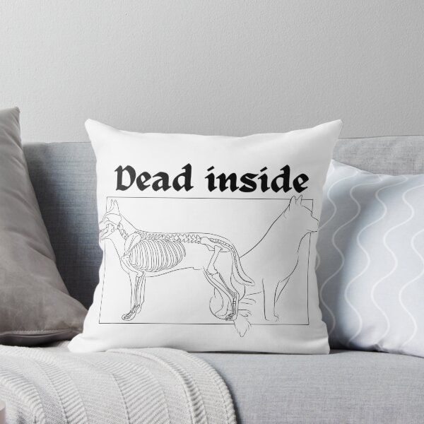 Item preview, Australian Cattle Dog “Dead Inside” design designed and sold by Ingridream.
