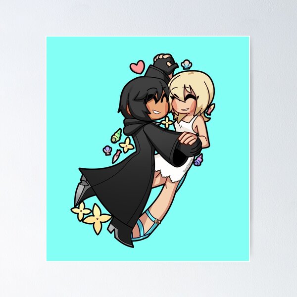 Vista previa del artículo con la obra «NamiXi- Dancing», diseñado y vendido por MintySkulls.