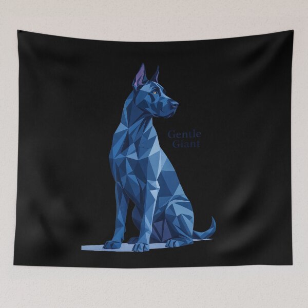 Item preview, Majestic Sentinel - Crystalline Great Dane Portrait designed and sold by zoughlal.