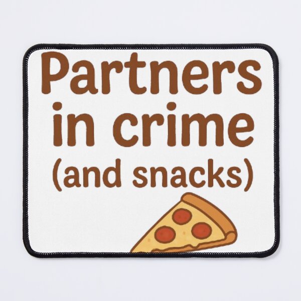 Item preview, Partners in Crime (and Snacks) designed and sold by kharatsuchita.