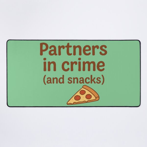 Item preview, Partners in Crime (and Snacks) designed and sold by kharatsuchita.
