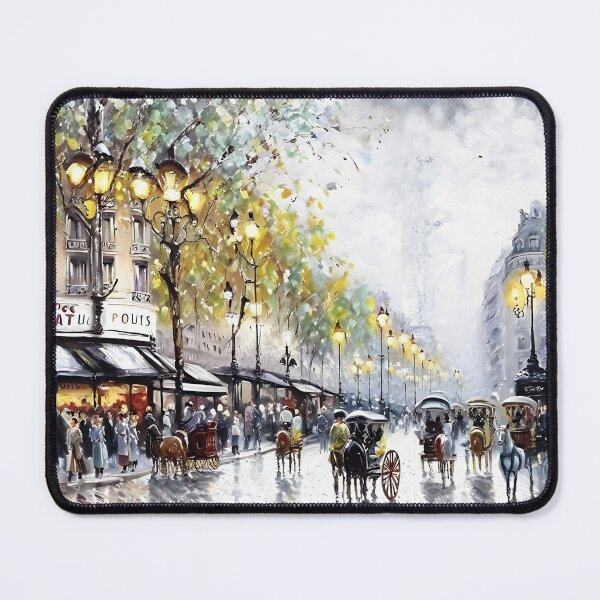 Item preview, Boulevard Haussmann in Paris, a Belle Époque Street Scene (4) designed and sold by artdesignsnow.