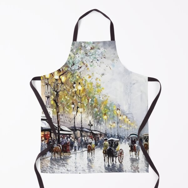 Item preview, Boulevard Haussmann in Paris, a Belle Époque Street Scene (4) designed and sold by artdesignsnow.