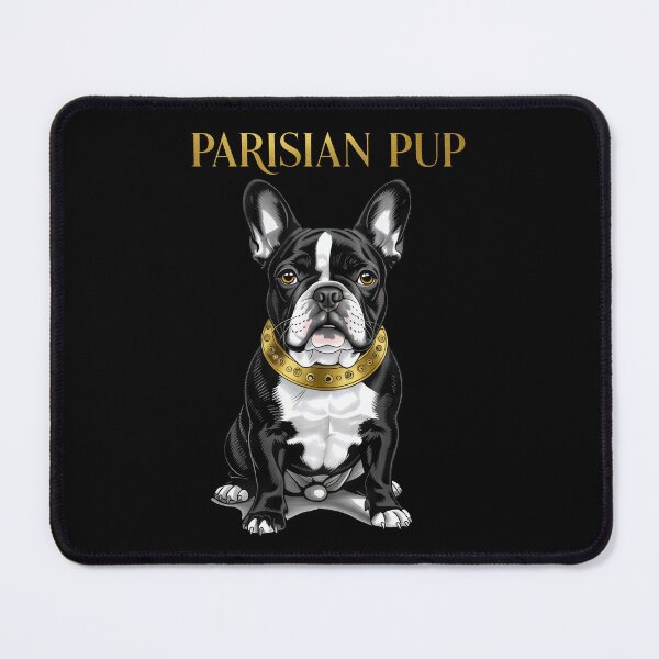Item preview, Boulevard Baron - Black & Gold Frenchie Decal designed and sold by zoughlal.