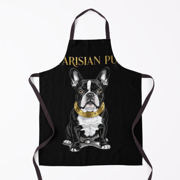 Item preview, Boulevard Baron - Black & Gold Frenchie Decal designed and sold by zoughlal.