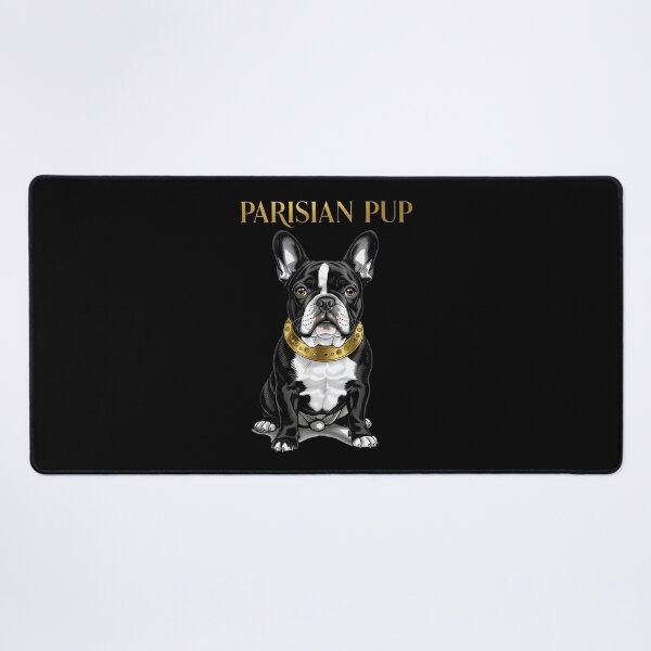 Item preview, Boulevard Baron - Black & Gold Frenchie Decal designed and sold by zoughlal.