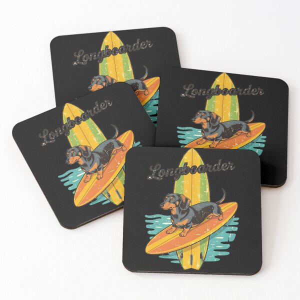 Item preview, Rad Doggie Shredder - Faded '70s Surf Vibe Decal designed and sold by zoughlal.