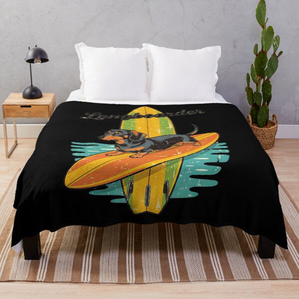 Item preview, Rad Doggie Shredder - Faded '70s Surf Vibe Decal designed and sold by zoughlal.