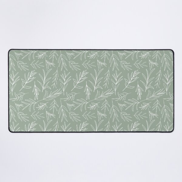 Item preview, Japandi botanical pattern, sage green art print, minimalist line art designed and sold by CharmedVille.
