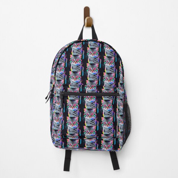Item preview, Cybernetic Glitch Cat Portrait designed and sold by zzz888.