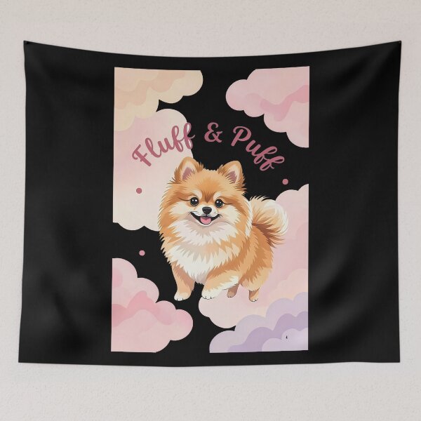 Item preview, Cloud Nine Pom Pom - Kawaii Dreamscape designed and sold by zoughlal.