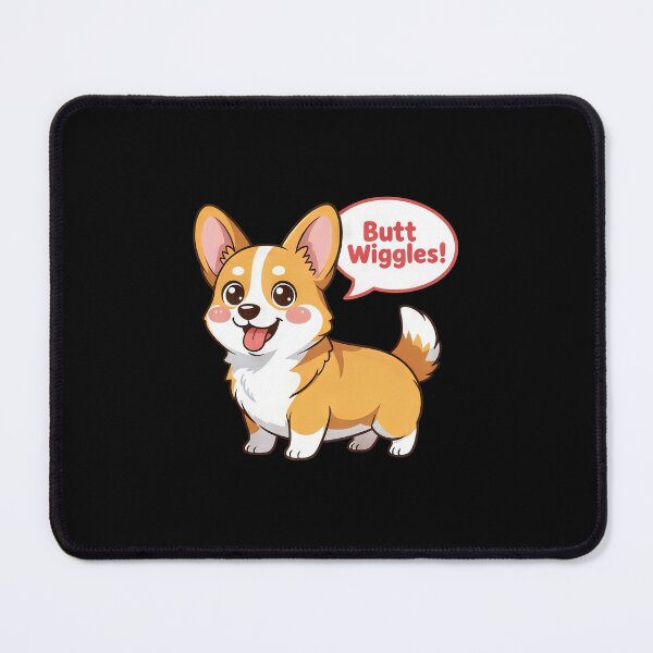 Item preview, Bubble Butt Wiggle - Ultra-Cute Chibi Corgi designed and sold by zoughlal.