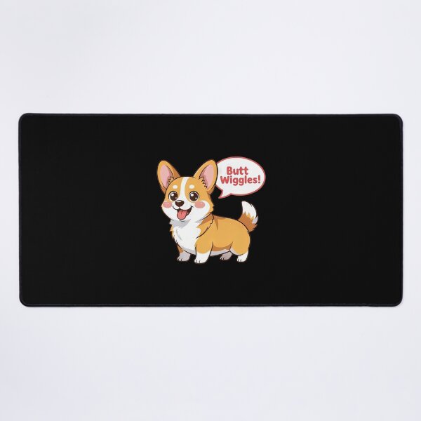 Item preview, Bubble Butt Wiggle - Ultra-Cute Chibi Corgi designed and sold by zoughlal.