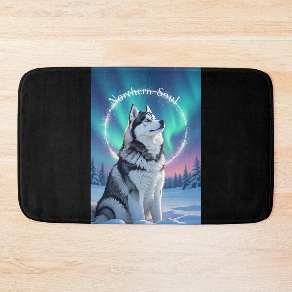 Item preview, Arctic Lumina - Mystical Husky Aurora Portrait designed and sold by zoughlal.