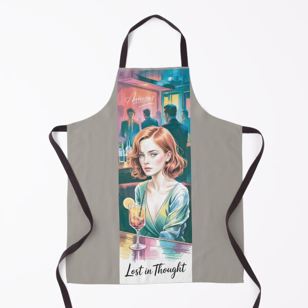 Item preview, Vintage Bar Lady Lost In Thought By Merch, Limited Edition designed and sold by COOPERFRINK.