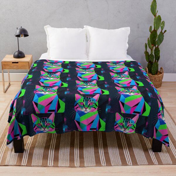 Item preview, Neon Geometric Feline Vision designed and sold by zzz888.