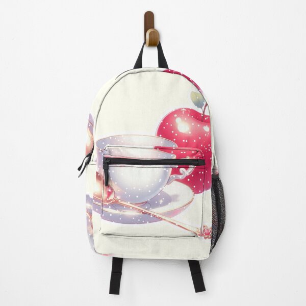 Item preview, Golden Tea Time with Apple – Soft Anime-Inspired Illustration designed and sold by Sugar Wisdom .